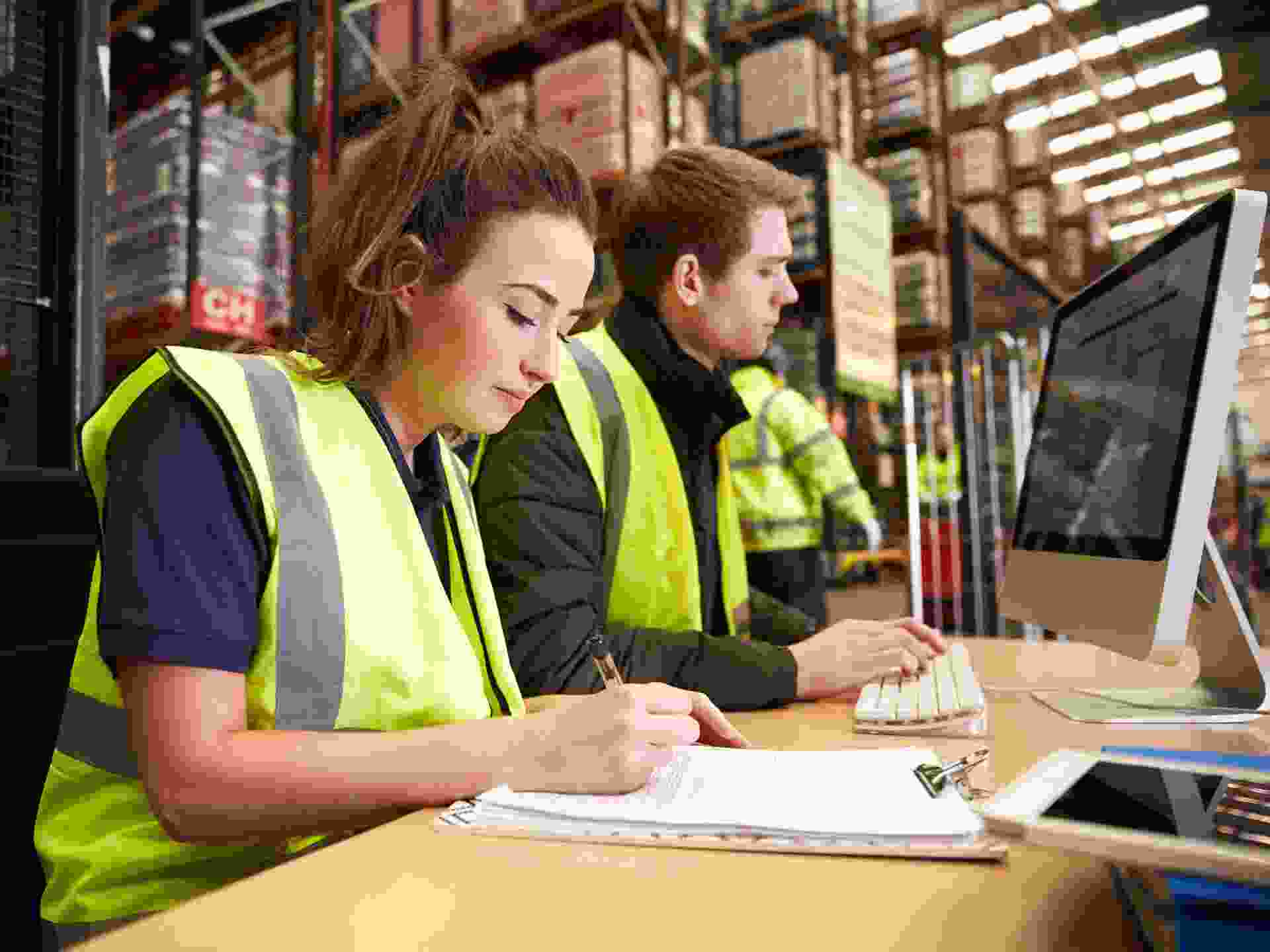 Staff Managing Warehouse Staff Managing Warehouse